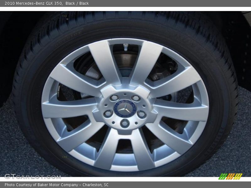 Black / Black 2010 Mercedes-Benz GLK 350