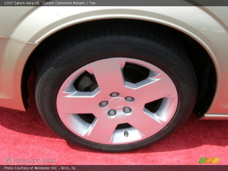 Golden Cashmere Metallic / Tan 2007 Saturn Aura XE