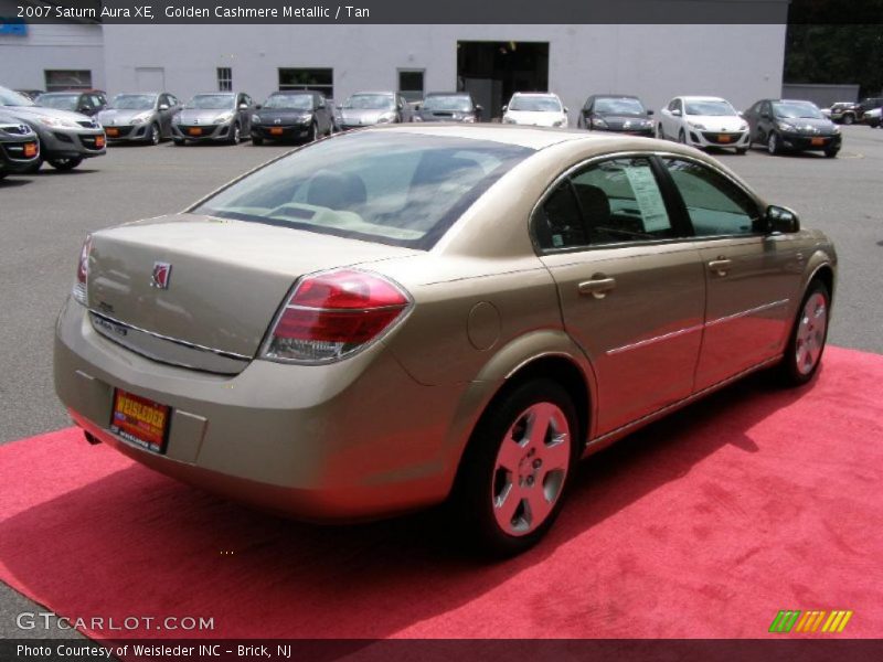 Golden Cashmere Metallic / Tan 2007 Saturn Aura XE