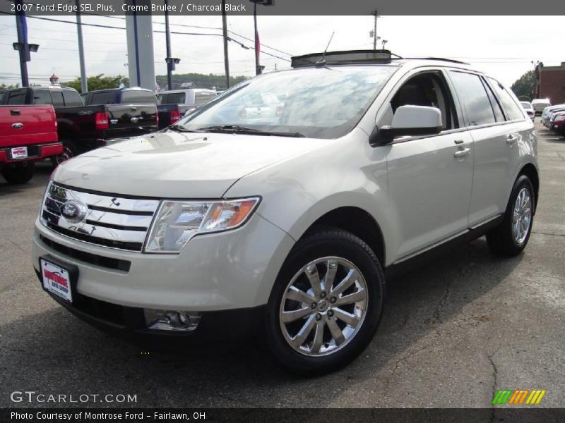 Creme Brulee / Charcoal Black 2007 Ford Edge SEL Plus