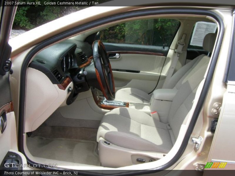 Golden Cashmere Metallic / Tan 2007 Saturn Aura XE