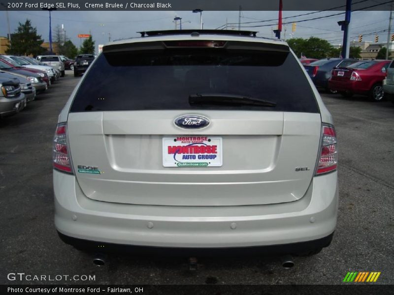 Creme Brulee / Charcoal Black 2007 Ford Edge SEL Plus