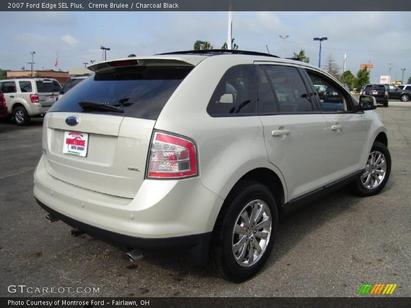 Creme Brulee / Charcoal Black 2007 Ford Edge SEL Plus