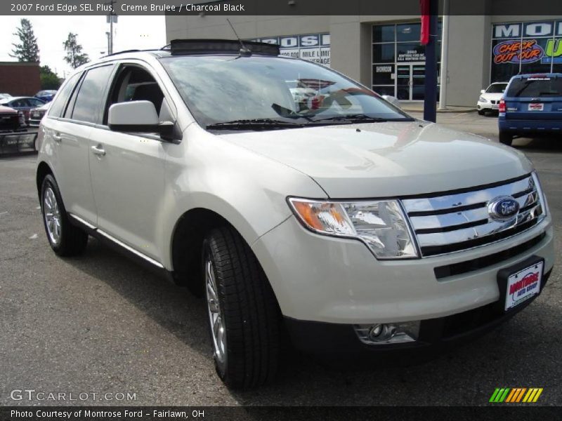 Creme Brulee / Charcoal Black 2007 Ford Edge SEL Plus