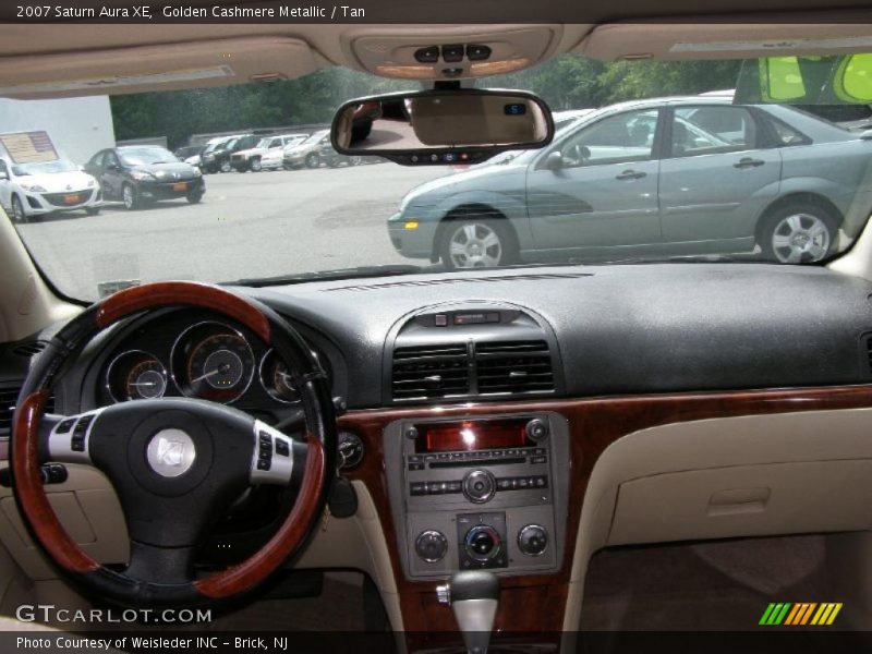 Golden Cashmere Metallic / Tan 2007 Saturn Aura XE