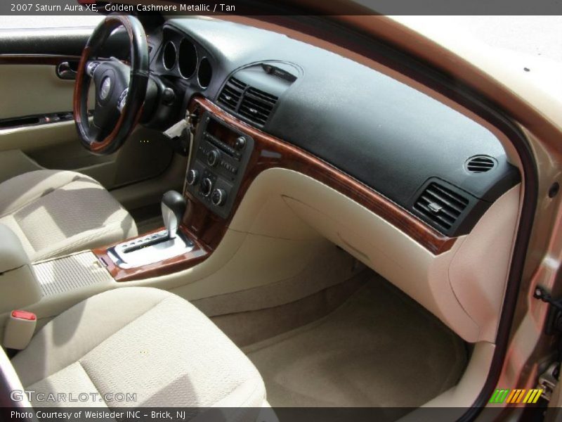 Golden Cashmere Metallic / Tan 2007 Saturn Aura XE