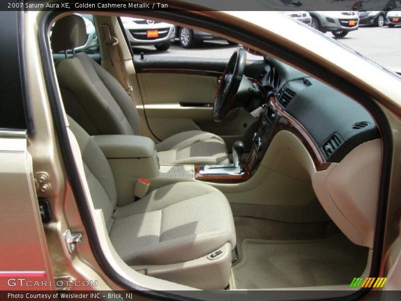 Golden Cashmere Metallic / Tan 2007 Saturn Aura XE
