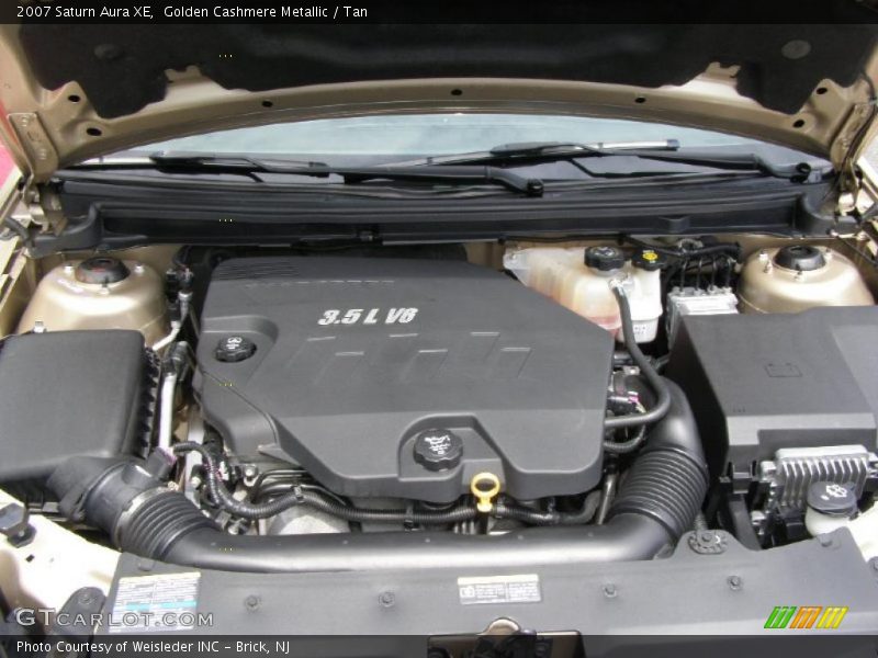 Golden Cashmere Metallic / Tan 2007 Saturn Aura XE