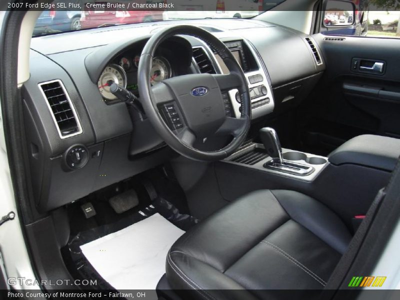 Creme Brulee / Charcoal Black 2007 Ford Edge SEL Plus