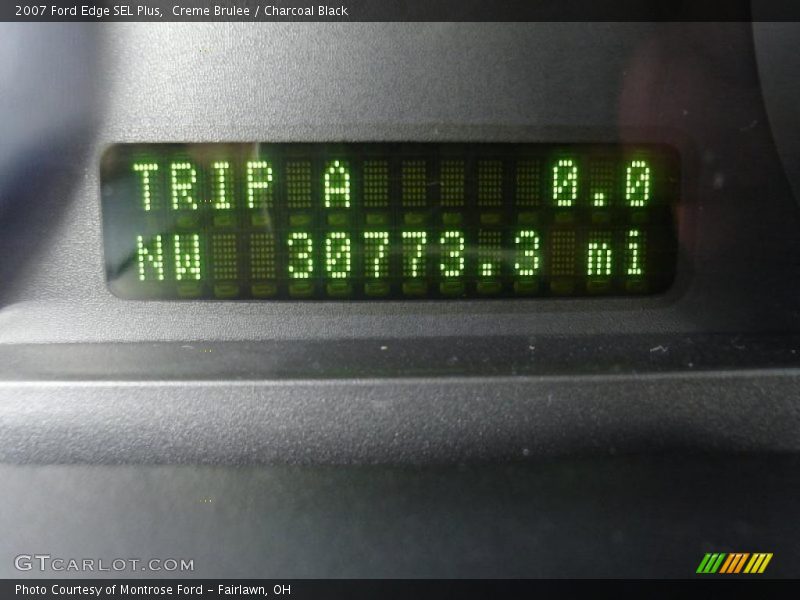 Creme Brulee / Charcoal Black 2007 Ford Edge SEL Plus