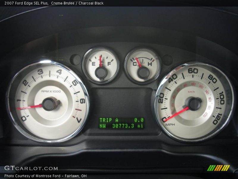 Creme Brulee / Charcoal Black 2007 Ford Edge SEL Plus