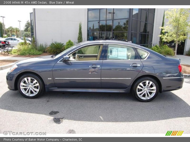 Blue Slate / Wheat 2008 Infiniti M 45x AWD Sedan