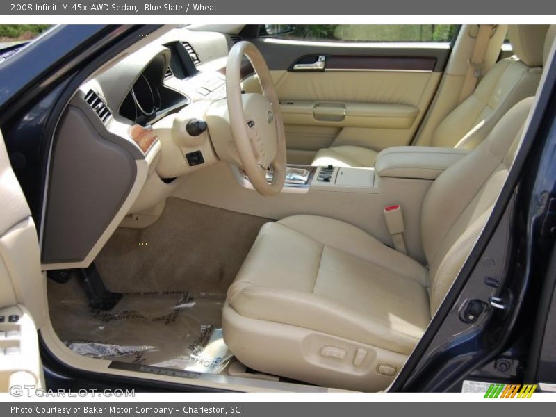 Blue Slate / Wheat 2008 Infiniti M 45x AWD Sedan
