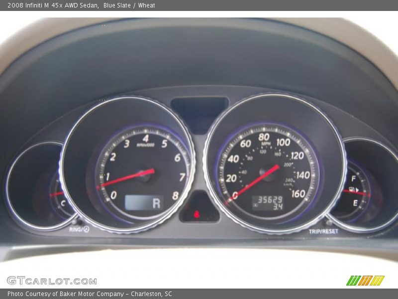 Blue Slate / Wheat 2008 Infiniti M 45x AWD Sedan