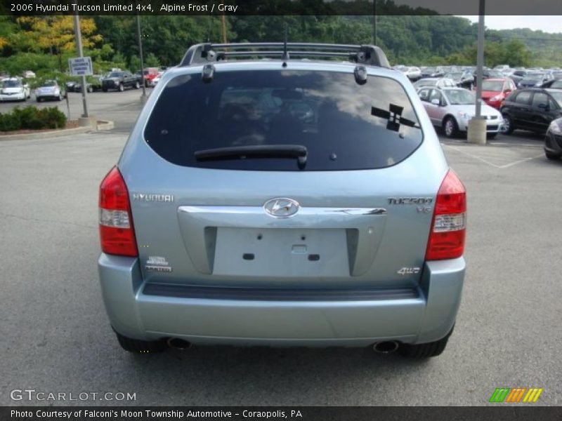 Alpine Frost / Gray 2006 Hyundai Tucson Limited 4x4