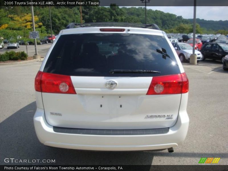 Arctic Frost Pearl / Taupe 2006 Toyota Sienna XLE AWD