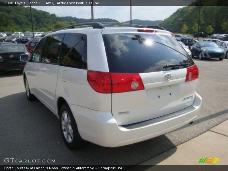 Arctic Frost Pearl / Taupe 2006 Toyota Sienna XLE AWD