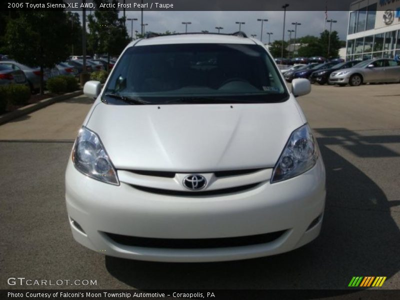 Arctic Frost Pearl / Taupe 2006 Toyota Sienna XLE AWD
