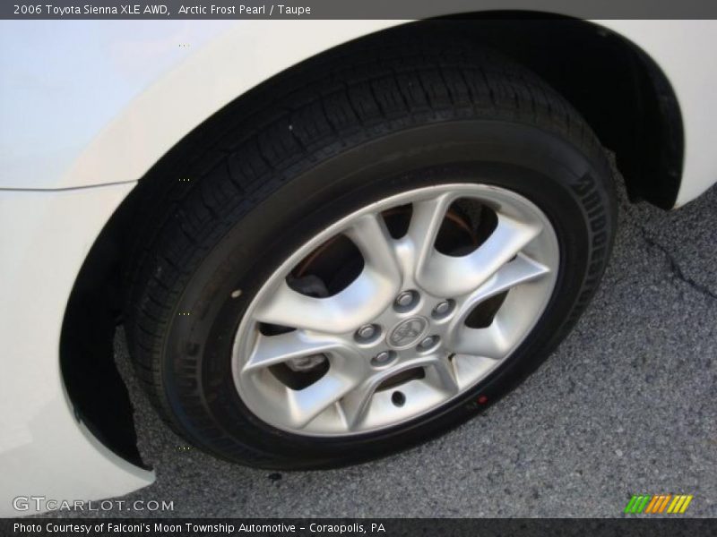 Arctic Frost Pearl / Taupe 2006 Toyota Sienna XLE AWD