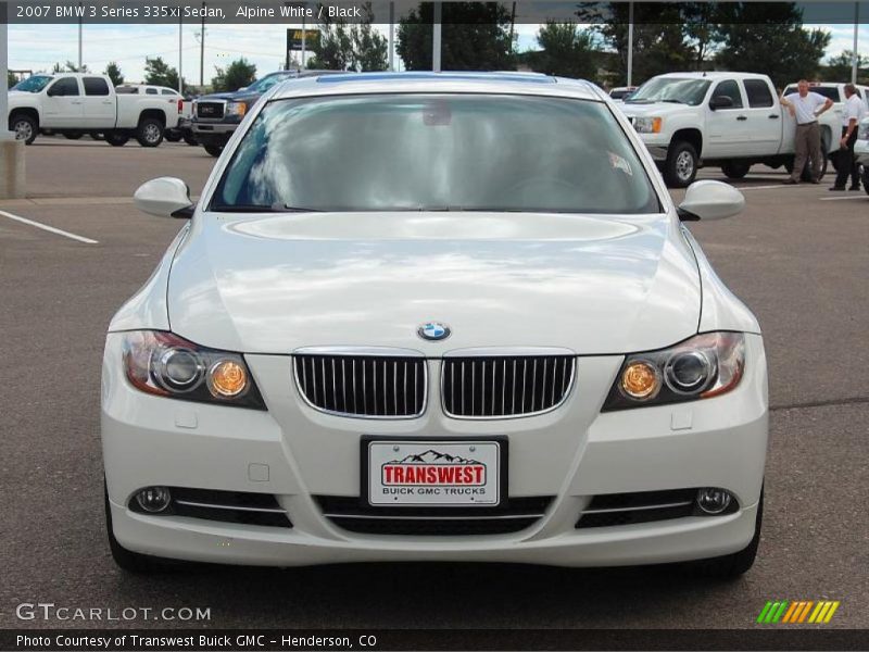 Alpine White / Black 2007 BMW 3 Series 335xi Sedan