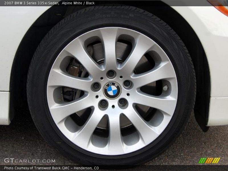 Alpine White / Black 2007 BMW 3 Series 335xi Sedan