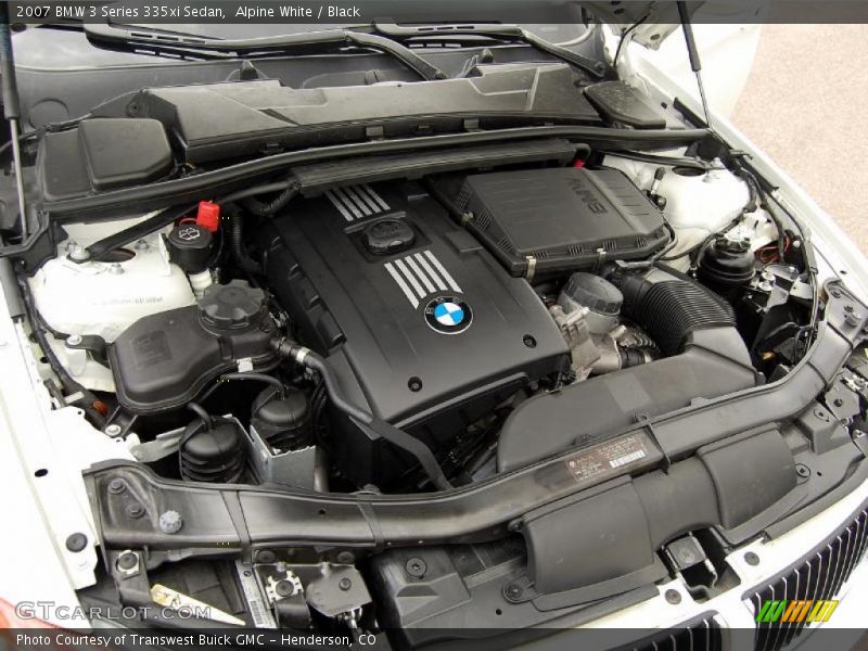 Alpine White / Black 2007 BMW 3 Series 335xi Sedan