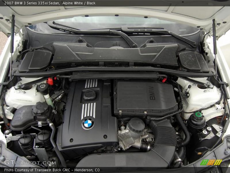 Alpine White / Black 2007 BMW 3 Series 335xi Sedan