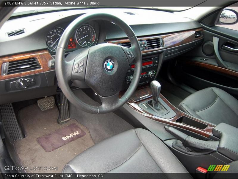 Alpine White / Black 2007 BMW 3 Series 335xi Sedan