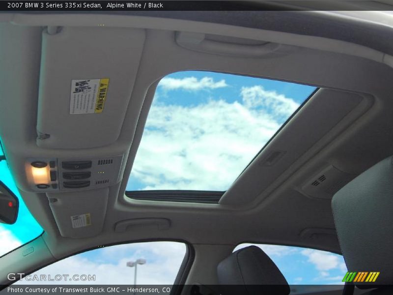 Alpine White / Black 2007 BMW 3 Series 335xi Sedan