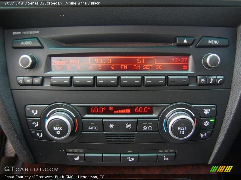 Alpine White / Black 2007 BMW 3 Series 335xi Sedan
