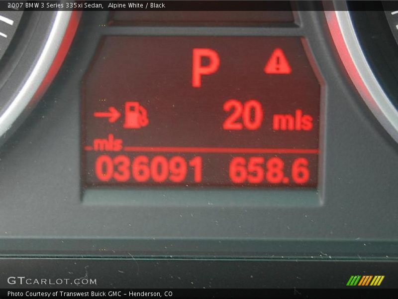 Alpine White / Black 2007 BMW 3 Series 335xi Sedan
