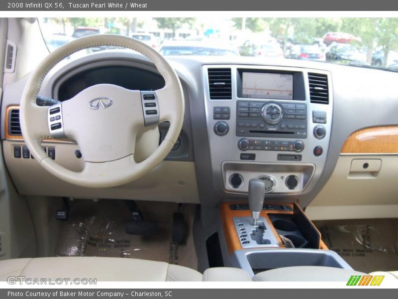 Tuscan Pearl White / Wheat 2008 Infiniti QX 56