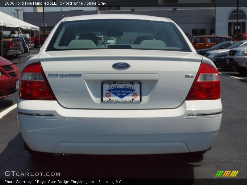 Oxford White / Shale Grey 2006 Ford Five Hundred SEL