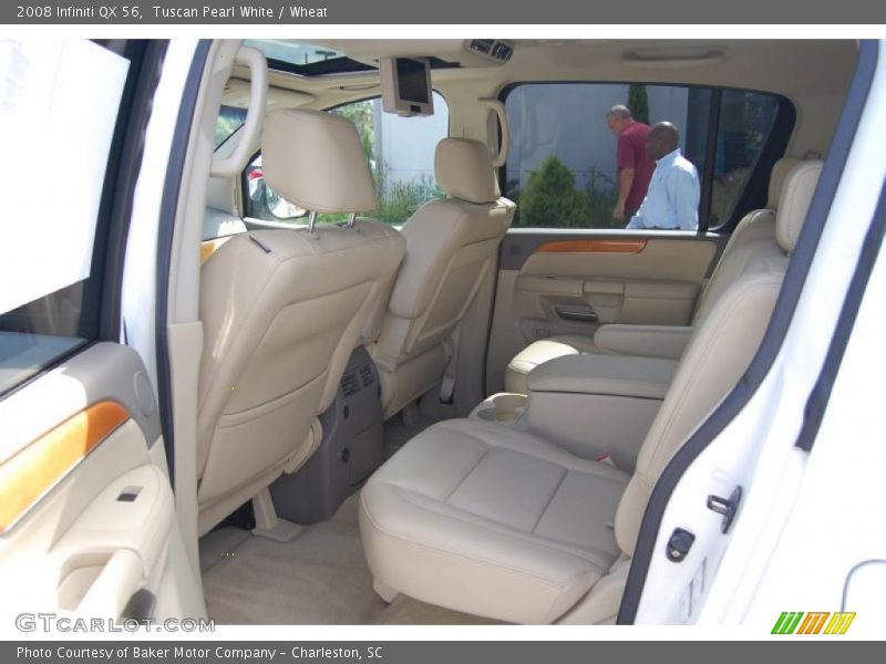 Tuscan Pearl White / Wheat 2008 Infiniti QX 56