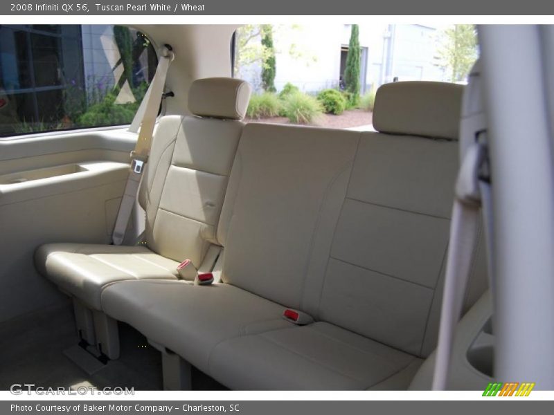 Tuscan Pearl White / Wheat 2008 Infiniti QX 56