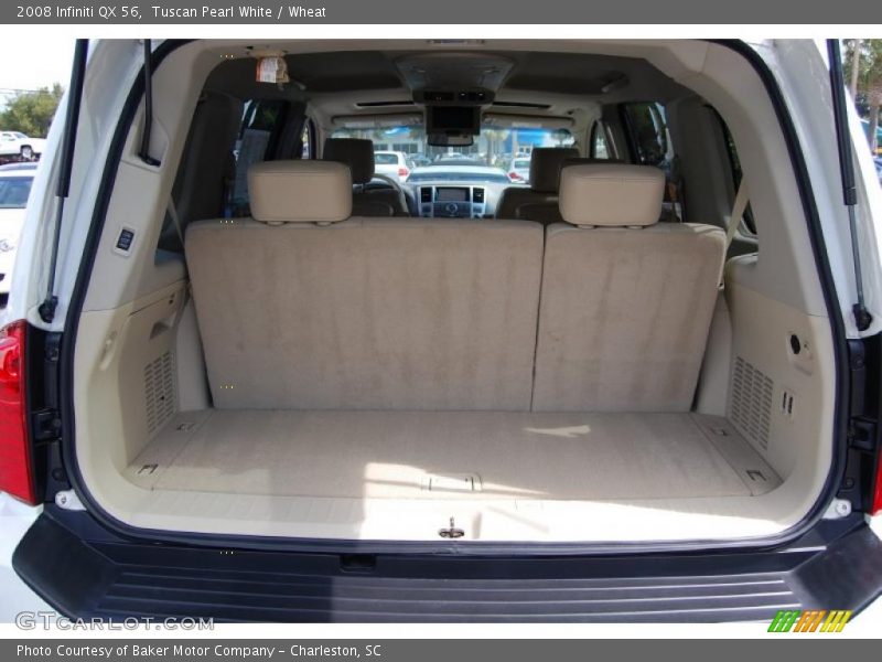 Tuscan Pearl White / Wheat 2008 Infiniti QX 56