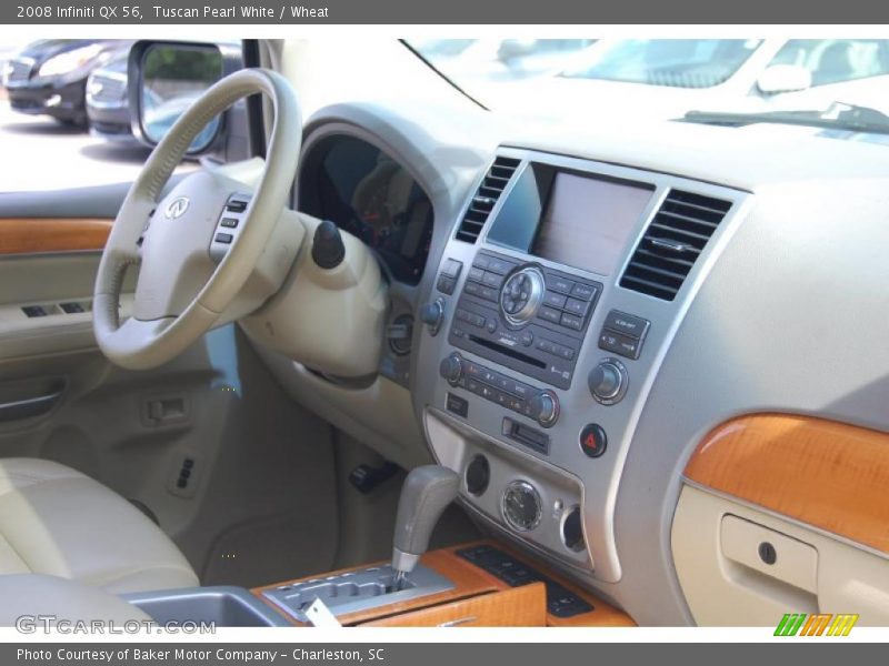 Tuscan Pearl White / Wheat 2008 Infiniti QX 56
