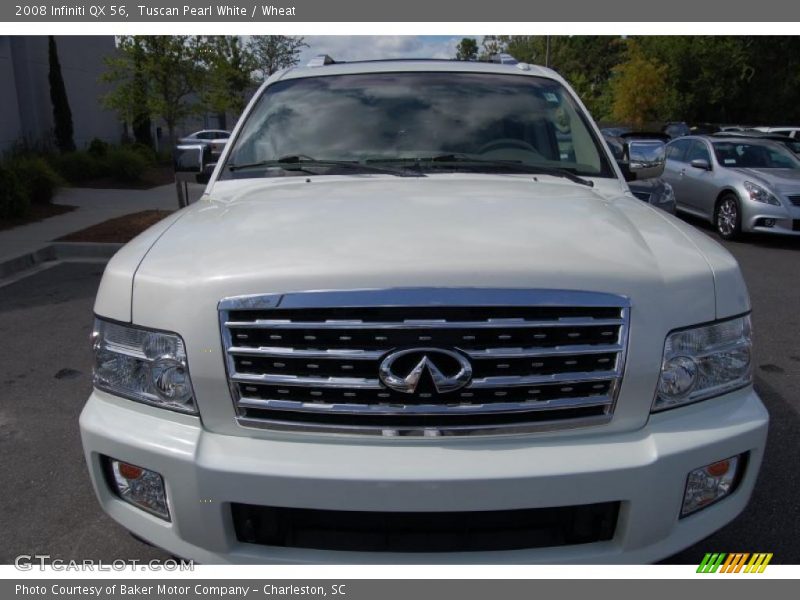 Tuscan Pearl White / Wheat 2008 Infiniti QX 56