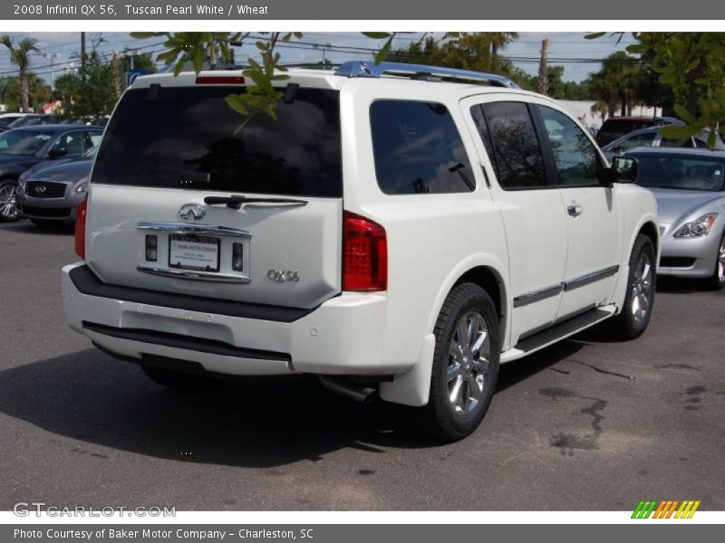 Tuscan Pearl White / Wheat 2008 Infiniti QX 56