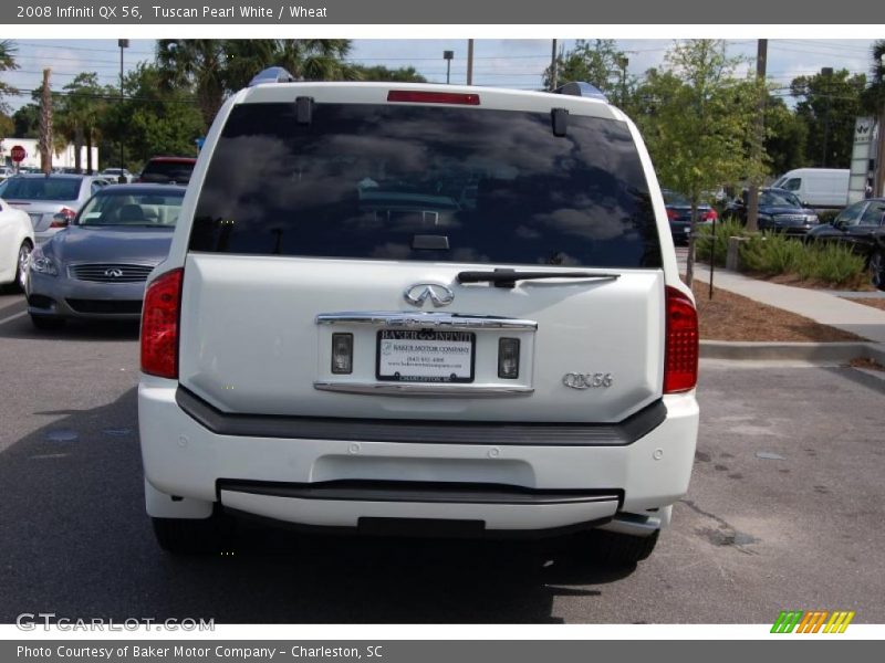 Tuscan Pearl White / Wheat 2008 Infiniti QX 56