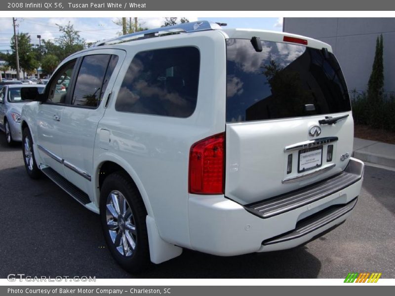 Tuscan Pearl White / Wheat 2008 Infiniti QX 56