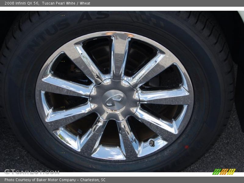 Tuscan Pearl White / Wheat 2008 Infiniti QX 56
