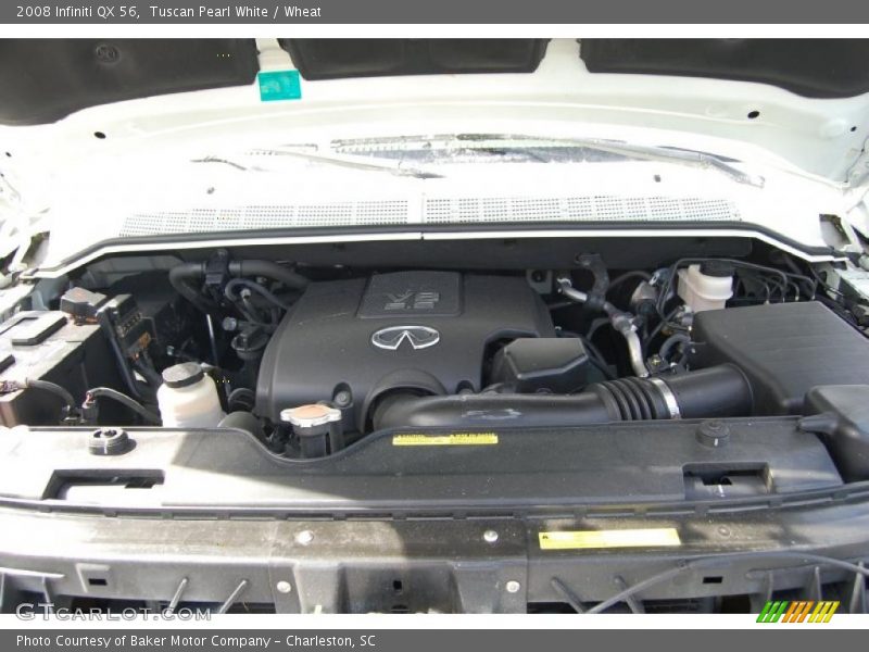 Tuscan Pearl White / Wheat 2008 Infiniti QX 56