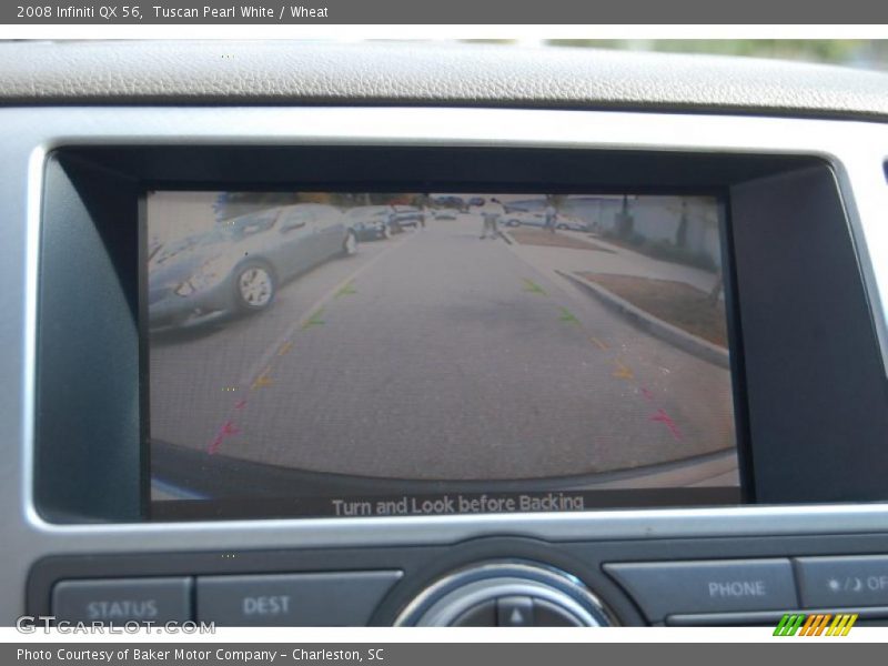 Tuscan Pearl White / Wheat 2008 Infiniti QX 56