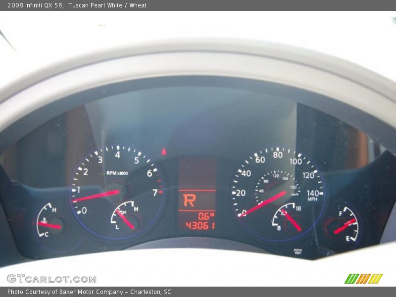 Tuscan Pearl White / Wheat 2008 Infiniti QX 56