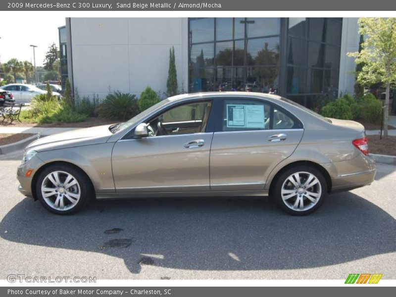 Sand Beige Metallic / Almond/Mocha 2009 Mercedes-Benz C 300 Luxury