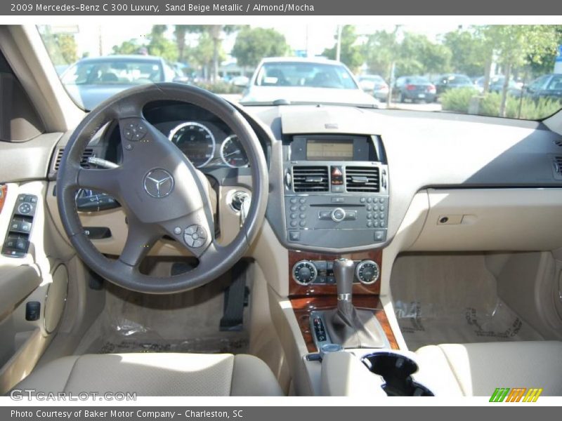 Sand Beige Metallic / Almond/Mocha 2009 Mercedes-Benz C 300 Luxury