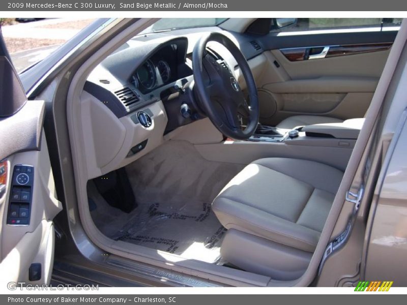 Sand Beige Metallic / Almond/Mocha 2009 Mercedes-Benz C 300 Luxury