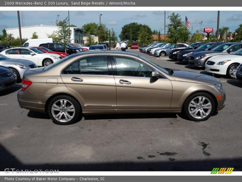 Sand Beige Metallic / Almond/Mocha 2009 Mercedes-Benz C 300 Luxury