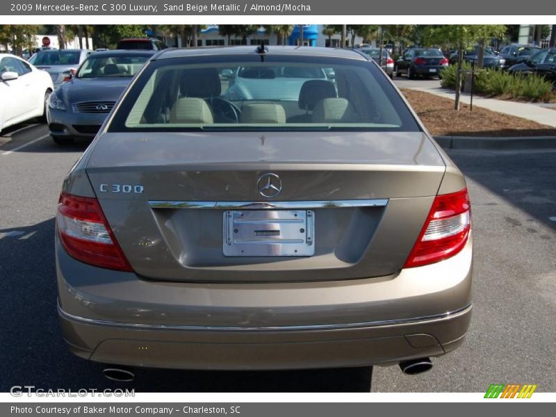 Sand Beige Metallic / Almond/Mocha 2009 Mercedes-Benz C 300 Luxury